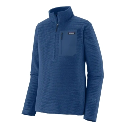 Veste R1 Air Zip Neck Cement Blue - Polaire | Patagonia