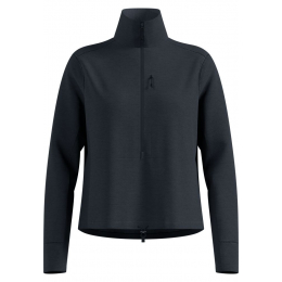 Polaire Femme Grid Fleece 1/2 Zip Black Melange