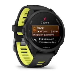 Forerunner 170 Music Black / Amp Yellow - Gps | Garmin