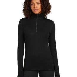 T-shirt Femme 260 Tech 1/2 Zip Noir