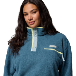 Polaire Femme Helvetia Ii Cropped Everblue Crushed Blue - Polaire