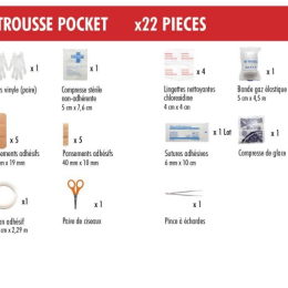 Trousse Pocket - Trousses Secours | Pharma Voyage