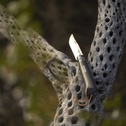 N08 Baroudeur Noir Brun - Couteau | Opinel