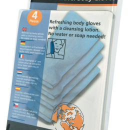 Lot De 4 Gants De Toilette - Soin Du Corps | Travelsafe
