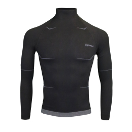 Men Seamless T-shirt North Pole Black | Azimut Outdoor