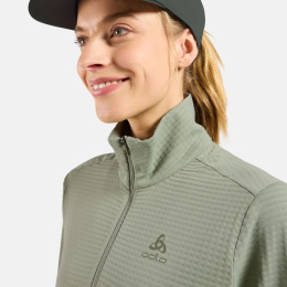 T-shirt 1/2 Zip Femme Essential Thermal Shadow