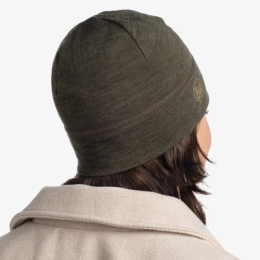 Bonnet Merino Lightweight Solid Bark - Bonnet | Buff