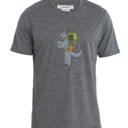 T-shirt Tech Lite II Tech Head Gritstone - Tee Shirt Mc | Icebreaker