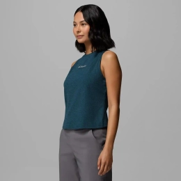 Débardeur Femme Columbia Move High Neck Everblue Heather - Debardeur | Columbia