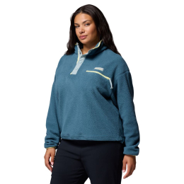 Polaire Femme Helvetia Ii Cropped Everblue Crushed Blue - Polaire