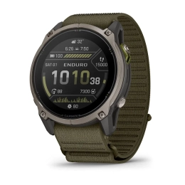 Enduro 4  Solar  51mm  Sapph/tit Silver / Nylon Comf Fit Olive + - Gps