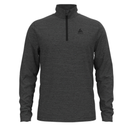Polaire 1/2 Zip Roy Mid Layer Shale Grey Black Stripes | Odlo
