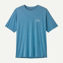 T-Shirt Cap Cool Daily Cloud Crag Shore Blue Light Shore - Tee Shirt Mc | Patagonia