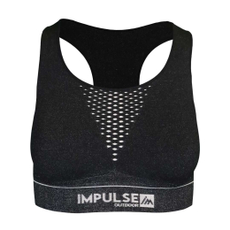 Brassiere Femme Seamless Trail+ Black - Brassiere | Impulse Outdoor
