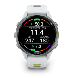 Forerunner 970 Whitestone / Amp Yellow - Gps | Garmin