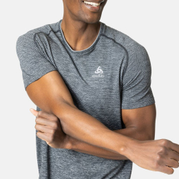 T-shirt Essential Seamless Grey - Tee Shirt Mc | Odlo