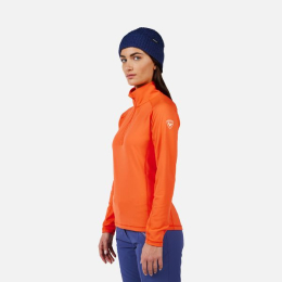 Polaire Femme Mid Layer Stretch Orange Flame
