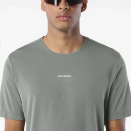 T-shirt Shkout Core Castor Grey - Tee Shirt Mc | Salomon