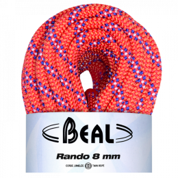 Rando 8mm X 20m Orange - Corde | Beal