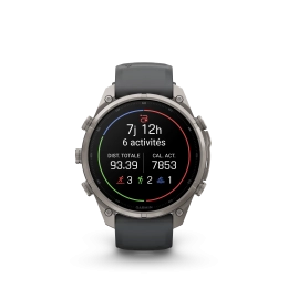 Fenix 9 Pro 47mm Amoled Inreach Titane graphite noir - Gps | Garmin
