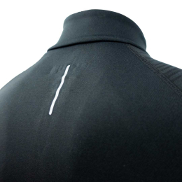 Men Fleece 1/2 Zip Top Trail+ Black - Tee Shirt Ml | Impulse Outdoor