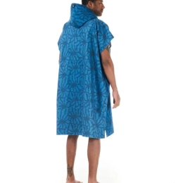 Poncho Tasman Blue Flower Print - Poncho | Picture Organic Clothing