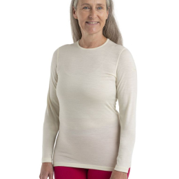 T-shirt Femme 200 Oasis Ls Crewe Undyed - Tee Shirt Ml | Icebreaker