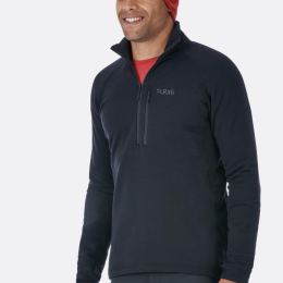Polaire 1/2 Zip Power Stretch Pro Pull On Black - Polaire | Rab