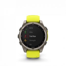 Fenix 8 47mm Solar Sapphire Titane Graphite - Gps Running | Garmin