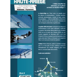 100% Ski De Rando Ariège-pyrénées - Librairie | 3 Sup Editions