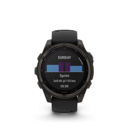 Fenix 8 47mm Solar Sapphire Titane Carbon Gray Dlc | Garmin
