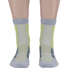 Chaussette Mid Air Gris Vert - Chaussettes | Monnet