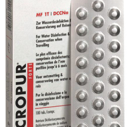 Forte 100 Comprimes Micropur - Pastilles Eau | Katadyn