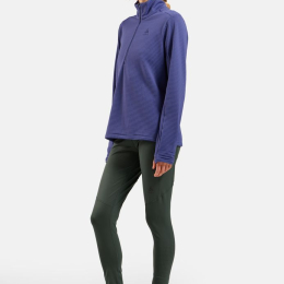T-shirt 1/2 Zip Femme Essential Thermal Skipper Blue
