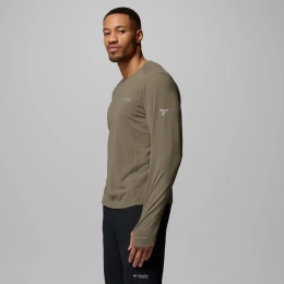 T-Shirt Diamond Peak Pro Stone Green - Tee Shirt Ml | Columbia Sportswear