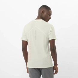 T-shirt Sense Aero Gfx Icicle Neon Flame - Tee Shirt Mc | Salomon