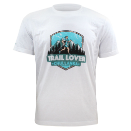 T-shirt Trail Lover Blanc - Tee Shirt Mc | Chullanka