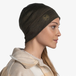 Bonnet Merino Lightweight Solid Bark - Bonnet | Buff