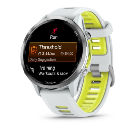 Forerunner 970 Whitestone / Amp Yellow - Gps | Garmin