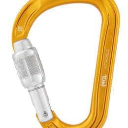 Attache Screw Lock Jaune - Mousquetons | Petzl