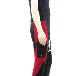 Pantalon Long John Guide Rouge 5mm - Combinaison | Vade Retro
