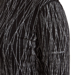 T-Shirt Femme Mer 260 Vertex Delta Aop Black Snow