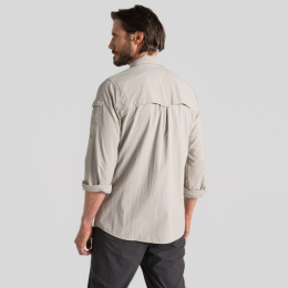 Chemise Nosilife Adventure Long Sleeved III Parchment | Craghoppers