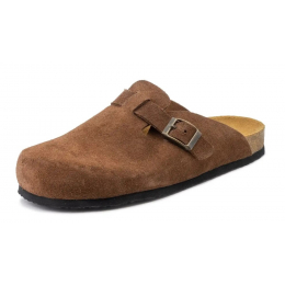 Bio Slipper  UMA Suede Marron