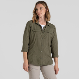Chemise Femme Nosilife Adventure III Wild Olive | Craghoppers