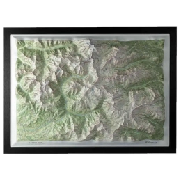 Carte En Relief Ecrins Sud - Equipement Outdoor | Deniveles Editions