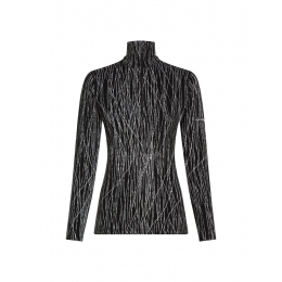 T-Shirt Femme Mer 260 Vertex Delta Aop Black Snow