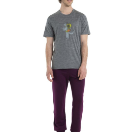 T-shirt Tech Lite II Tech Head Gritstone - Tee Shirt Mc | Icebreaker