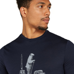 T-shirt Merino 150 Tech Lite Pol Paddle Midnight Navy | Icebreaker