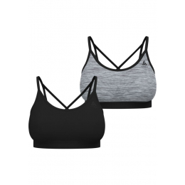 Brassière Seamless Low Black Grey